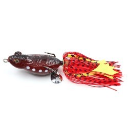 Лягушка-незацепляйка Namazu FROG с лапками, 65 мм, 16 г, цвет 04, YR Hooks (BN) #2 N-FL65-16-04 (87606)