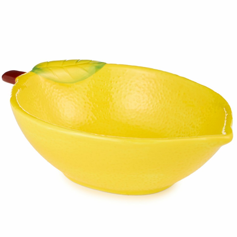 Блюдо для запекания "лимон", 550 мл, 22*15 см. высота=6 см Agness (490-474)