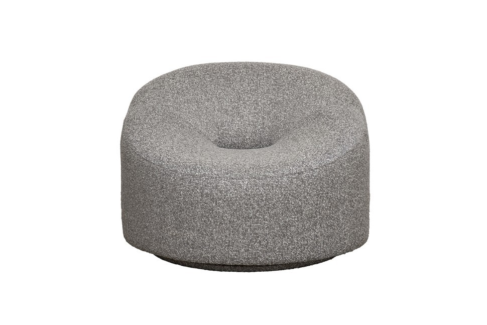 Кресло поворотное LUNA рогожка черно-серый Santo1606-CHSER 98*90*69см (TT-00016636)