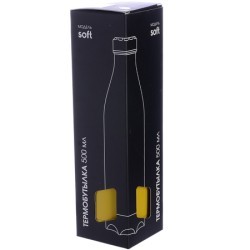 Термобутылка 500мл. Soft желтая (77010-5)