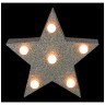 Фигурка с подсветкой "звезда" цвет: серебро 16*3*16 см Lefard (854-019)