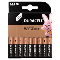 Батарейки алкалиновые Duracell Basic LR03 (AAA) 18 шт 81483686 (453559) (65483)