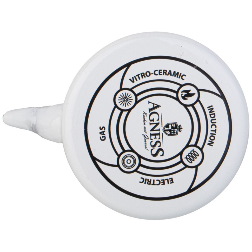 Чайник agness эмалированный со съемным фильтром из нжс серия "family house", 0,85 л Agness (943-060)