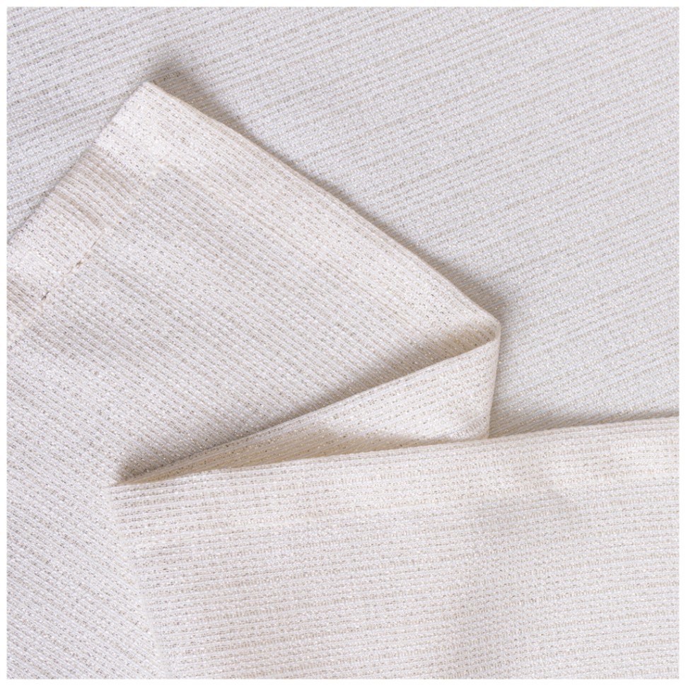 Скатерть органза золото  140х140см евроуголок 100% полиэстер Lefard (850-909-1)