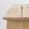 Скамья деревянная сосна BRABIX Scandi Wood SC-003 1000х250х450 мм 641889 (1) (95400)