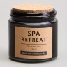 Свеча ароматизированная в стакане "spa retreat" black amber&cinger lily 7,3*7,4 см мал.= 12шт. Lefard (605-108)