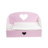 Диван – кровать "Сердце", цвет: розовый (PFD120-16)