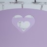 Люлька "Сердце", цвет: сиреневый (PFD120-13)