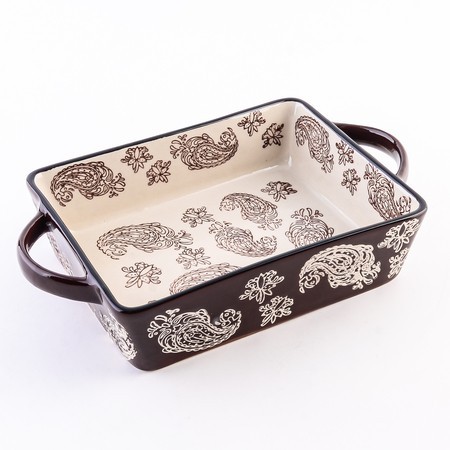 Форма для запекания 700 мл керамика LR (60362)