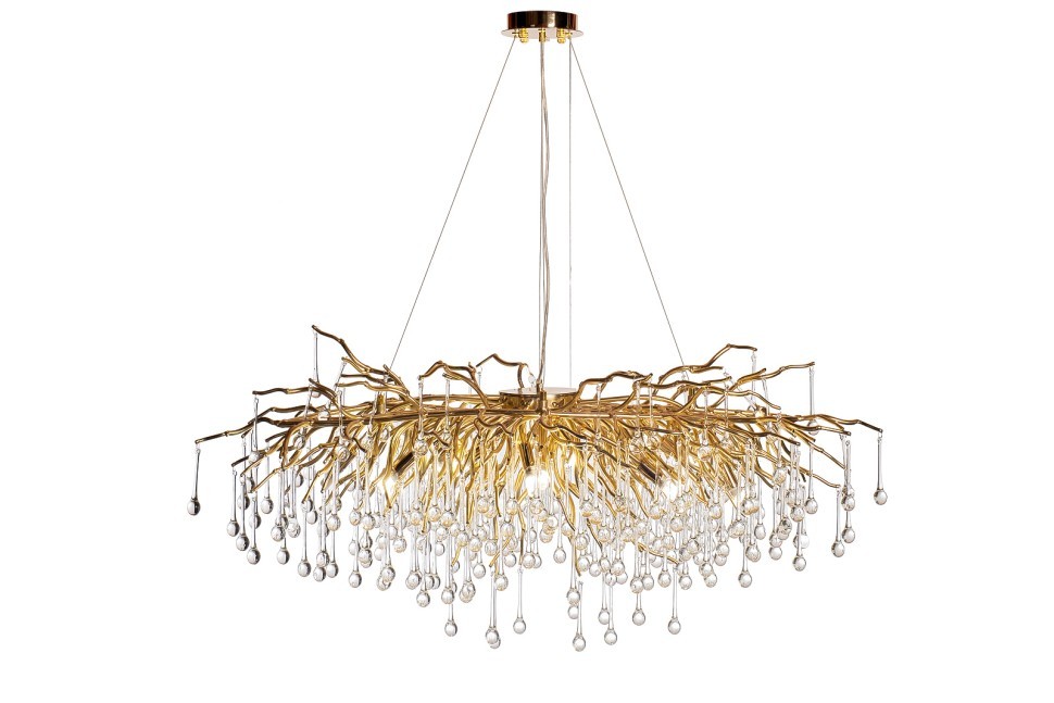 Люстра d.80 h.32см, металл цвет золото (TT-00013462)