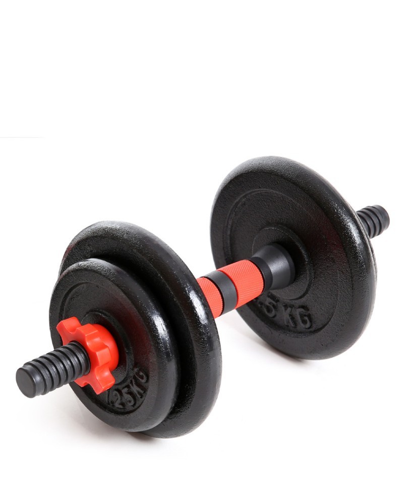 Гантель разборная в чемодане BASEFIT DB-705 чугун/пластик, 7,5 кг, 1 шт (1148415)