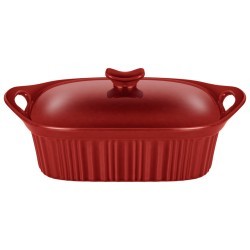 Форма для запекания с крышкой reactive red 33*23*9,5/13 см 2000 мл Agness (780-135)