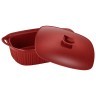 Форма для запекания с крышкой reactive red 33*23*9,5/13 см 2000 мл Agness (780-135)