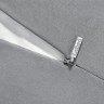 Кпб семейный "solid" серый, сатин, хлопок 100%, подод.150х210-2шт, пр.240х240-1шт, нав.50х70-2шт Lefard (989-002-17)
