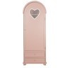 Шкаф одностворчатый "Adelina" в розовом цвете DM1026ETGR-ET