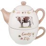 Набор 2 пр. чайник и чашка "country life" 440 мл 16,7*12*17,5 см Lefard (493-735)