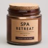 Свеча ароматизированная в стакане "spa retreat" velvet rose&oud 7,3*7,4 см мал.= 12шт. Lefard (605-106)