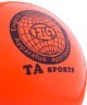 Мяч для художественной гимнастики RGB-101, 15 см, оранжевый (271207)