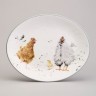 Блюдо овальное lefard "funny hens" 31,5*25,5*3 см Lefard (358-2296)