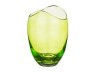 Ваза "гондола" зеленая высота=25,5 см. Bohemia Crystal (674-410)