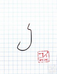Крючок Koi Wide Range Worm № 4 , BN, офсетный (10 шт.) KH6221-4BN (69038)