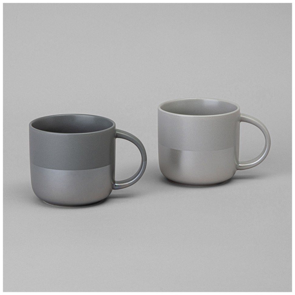 Набор кружек  bronco "velour" 2 шт. 440 мл Bronco (407-100-1)