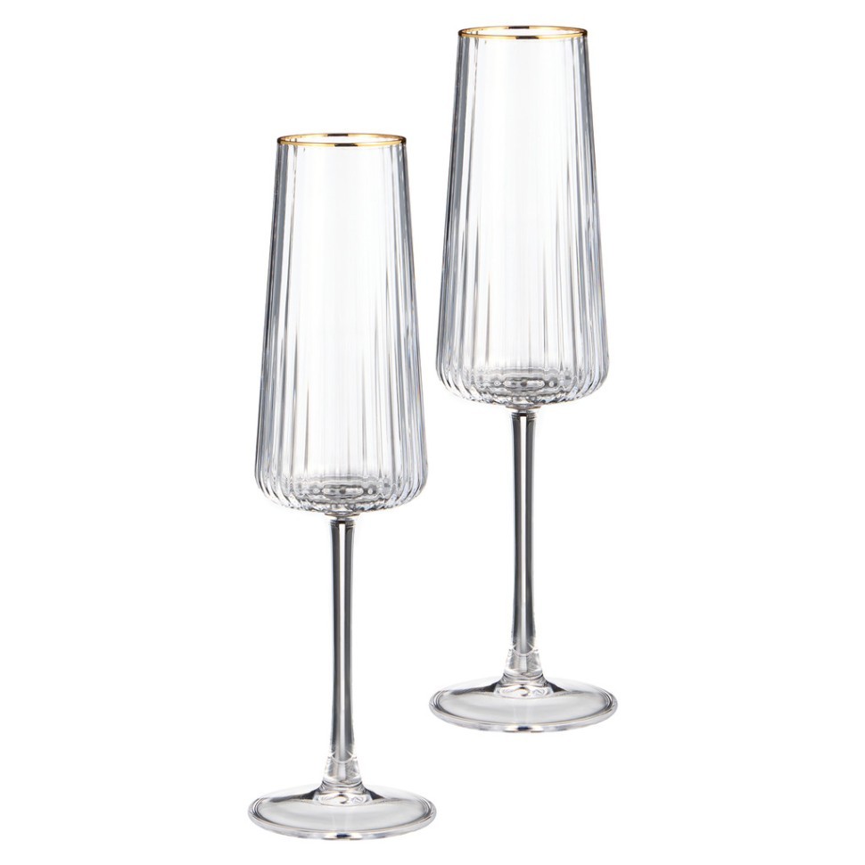 Набор бокалов для шампанского "perfo" из 2 шт. 250 мл Lefard (685-116)