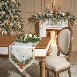 Дорожка на стол "celebration", 45х145см, бежевый, 100% хлопок,твил Lefard (850-734-31)