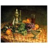 Картина по номерам 40х50 см ОСТРОВ СОКРОВИЩ Натюрморт с виноградом на подрамн 662896 (1) (95457)