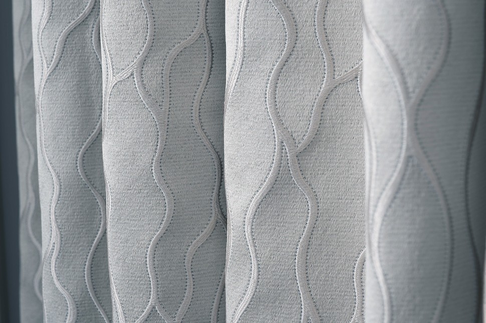 Портьера Mesh голубой 275*260 (TT-00016720)