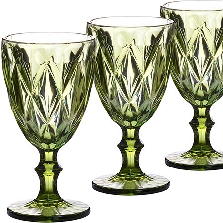 Набор бокалов 340 мл 6 шт зеленый LR (60428)