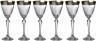 Набор бокалов для вина из 6 шт."элизабет q8325" 190 мл. Crystalex (674-199)
