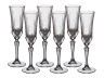 Набор бокалов для шампанского из 6 шт."адажио" 175 мл.высота=24 см. RCR (305-141)