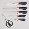 Набор ножей agness  на пластиковой подставке, 7 предметов Agness (911-784)