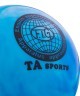 Мяч для художественной гимнастики RGB-101, 15 см, синий/белый (271208)