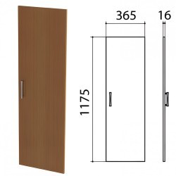 Дверь ЛДСП средняя Монолит 365х16х1175 мм цвет орех гварнери ДМ42.3 640207 (1) (91345)