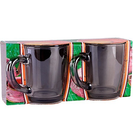 Набор 2-х кружек Сияющий графит 350 мл (GR531-06)