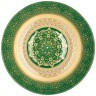 Блюдо «jasmin» green 30 cm  без упаковки (мал 4шт) АКСАМ (339-168)