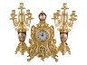 Набор:часы+2 подсвечника  циферблата=10 см. Olympus Brass (292-015) 