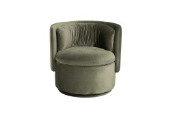 Кресло поворотное велюр зеленый 76*72*71см (TT-00014343)