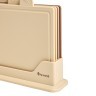 Набор agness из 4 досок на подставке, цвет: бежевый Agness (671-216)