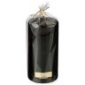 Свеча столбик высота 15см черный лакированный диаметр 7 см Adpal (348-844)