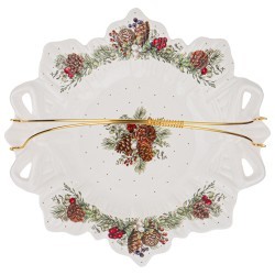Блюдо lefard "celebration" с металл.ручкой 26см (760-745-11) Блюдо lefard "celebration" с металл.ручкой 26см (760-745-11)