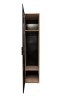 GD-10024/1-3 Шкаф Alto пенал c вешалкой,цвет дуб Урбан Кофеный, дверцы стекло(тонир) 50*57*228.5см (TT-00014204)