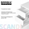 Стол письменный/компьютерный BRABIX Scandi CD-017 900х450х750 мм 2 ящ белый 641894 (1) (95405)