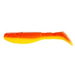 Виброхвост Helios Chubby 3,55"/9 см, цвет Orange & Yellow 5 шт HS-4-015 (77594)