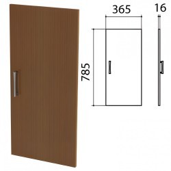 Дверь ЛДСП низкая Монолит 365х16х785 мм цвет орех гварнери ДМ41.3 640210 (1) (91346)