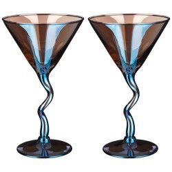 Набор бокалов из 2 шт для шампанского "лазурит" 200 мл Lefard (194-645)