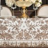 Скатерть "rich garden" 160х220см ,белый, 100% хлопок,твил пропитка Lefard (850-754-21)