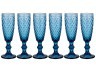 Набор бокалов для шампанского "пина" 6шт. 170мл. серия "muza color" (кор=4наб.) Muza (26-128)